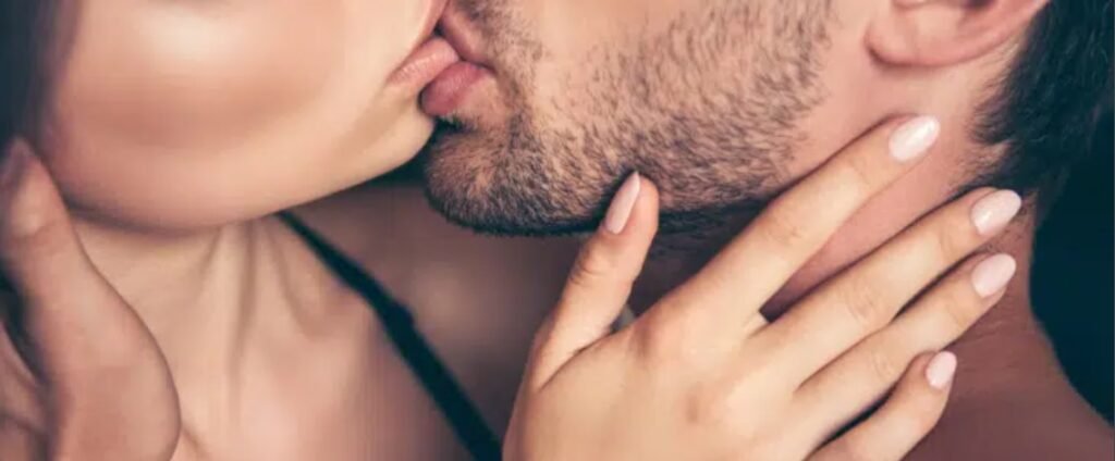 French kissing escort Amsterdam romantic couple