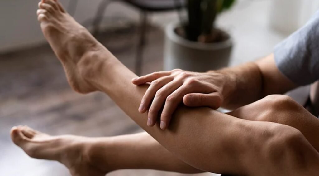 Amsterdam escort guiding a luxury foot worship session